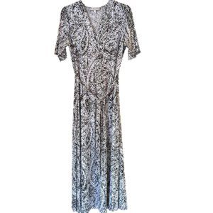 CHAUS New York Women's Long Dress Dinner Bohemia Cocktail Dress Green Be…